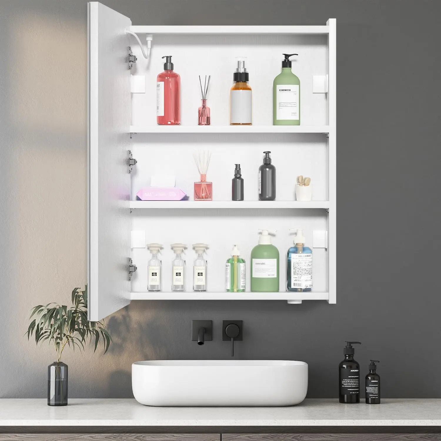 Mesa de computador de escritório de nível comercial SHW de 55 polegadas, cereja