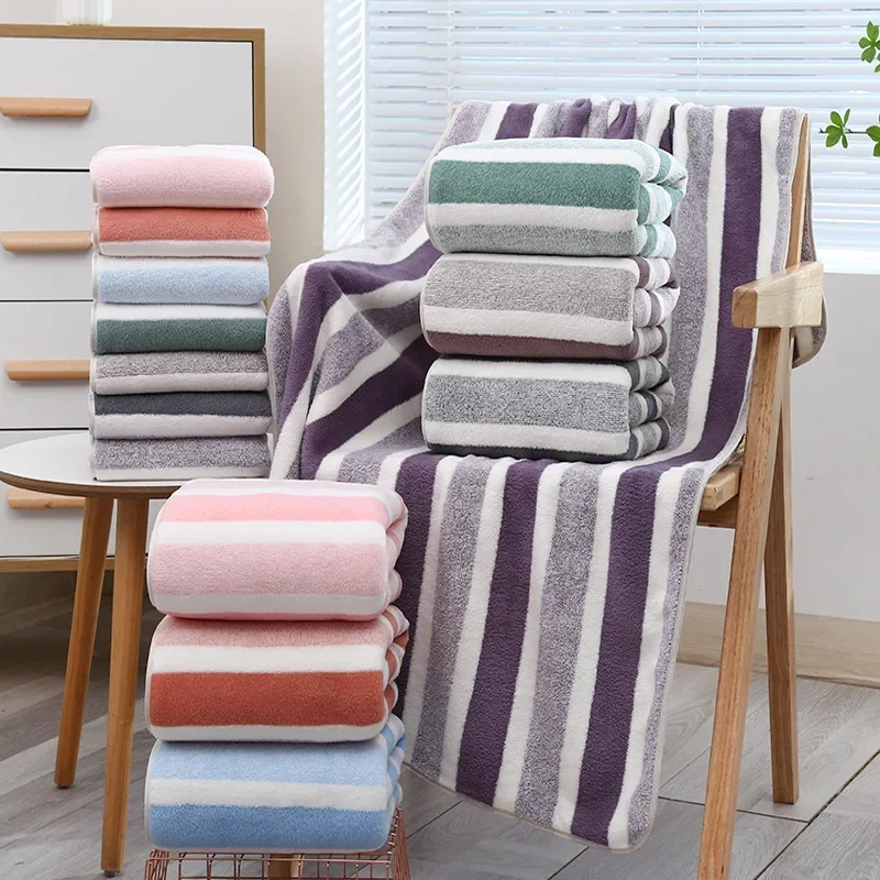 Soft absorbent home bath towels for men and women shower absorbent fast-drying thickened cotton comfortable bath towels 