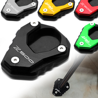 Motorcycle Accessories For Kawasaki Z500 Ninja500 2024 2025 Side Stand Pad Plate Kickstand Enlarger Support Extension