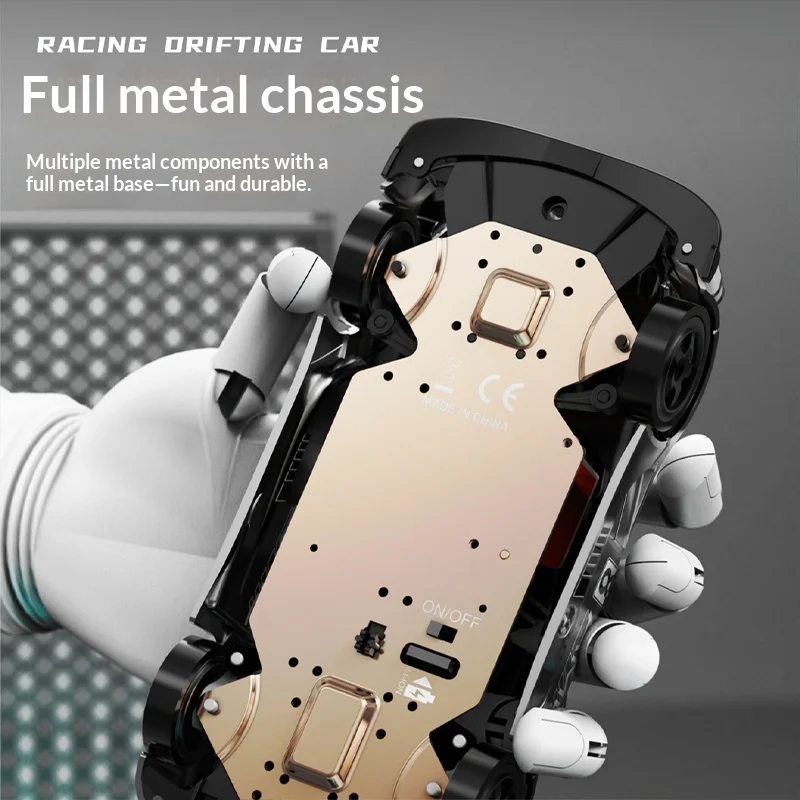 1/32 1/43 RC Auto Drift Mini Volledig Schaalmodel Alloy 2.4G Afstandsbediening Hoge Snelheid Raceauto Met Gyro Type-c RC Auto Jongens Cadeaus