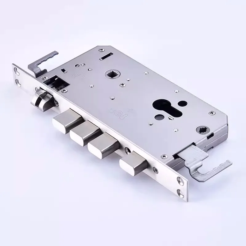 6068  304 stainless steel security door lock body  Internal gear structure Anti stuck for smart fingerprint Lock