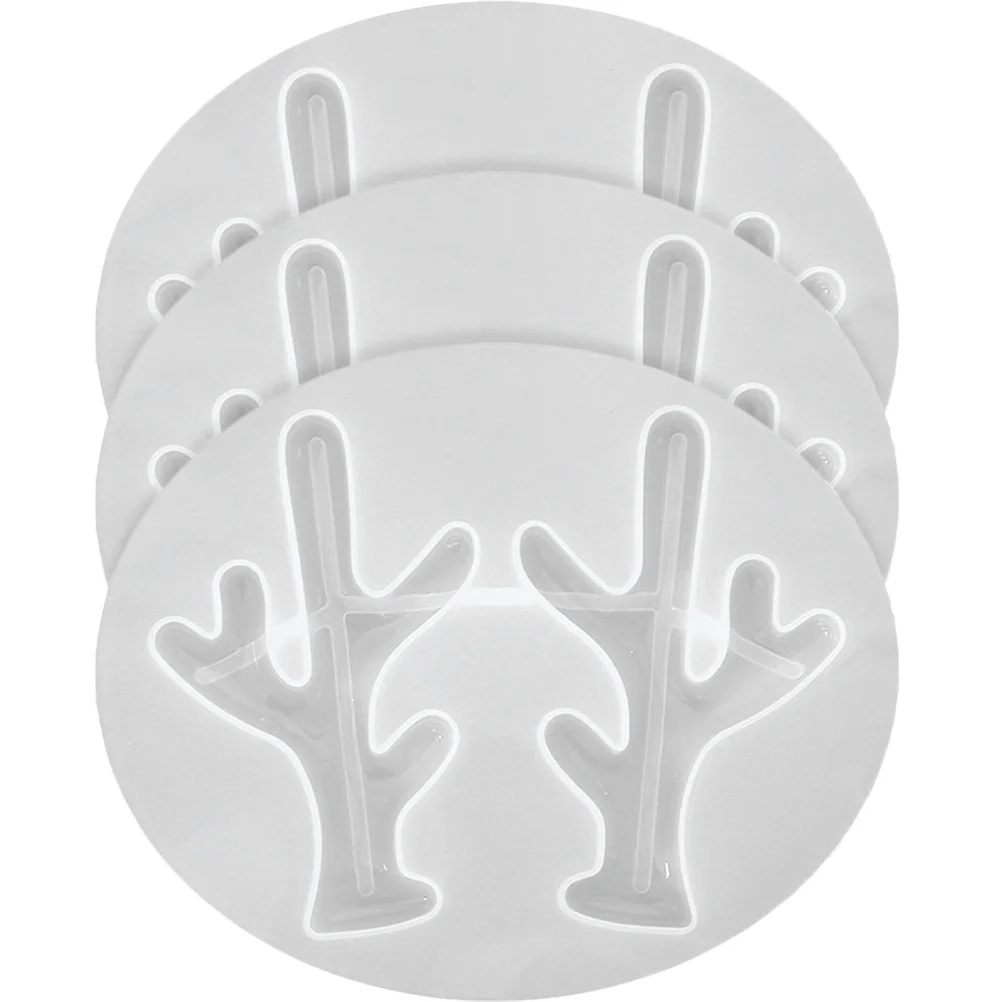 3 قطعة قوالب السيليكون قرن الوعل الغزلان مواد DIY مرنة لعصابات الرأس دبوس الشعر صنع المجوهرات قوالب السيليكون