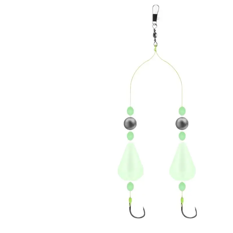 Keine Schwimmanpassung, Anti-Boden-Angelhaken, leuchten im Dunkeln, doppeltes Design, hoher Auftrieb, perfekt für Anfänger-Angler. – Detail 7