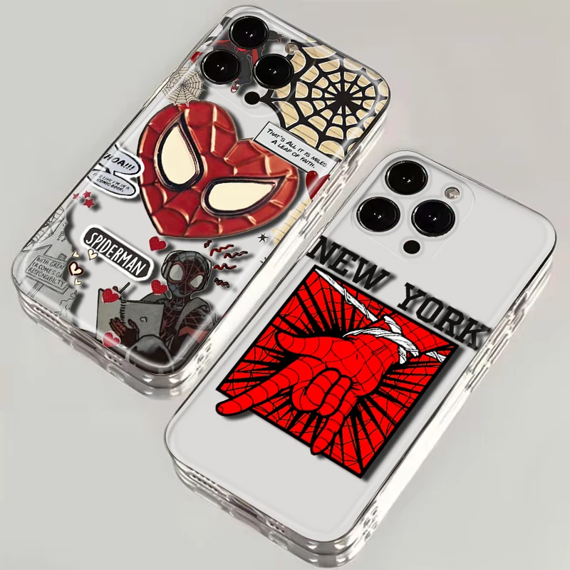 E13 spiderman Soft Case for Moto G9 Powe One Pro E12 E22I E22 G52 G42 G32 G22 G23 Z2 Z Play P40 P30 Edge 30