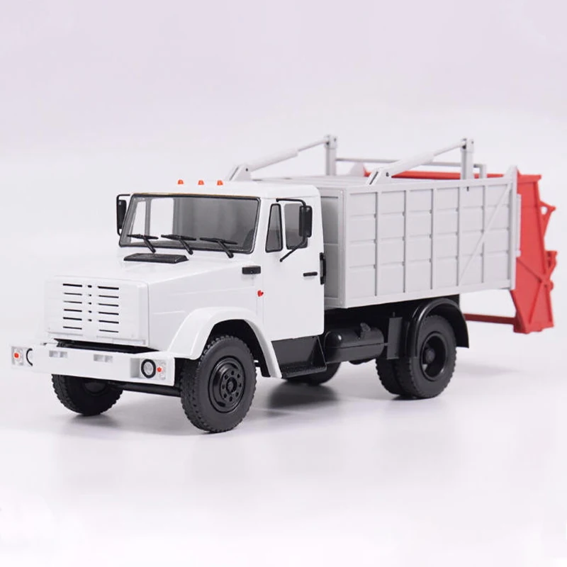 

Масштабная пластиковая модель 1:43: Российский мусоровоз МКЗ-10 (ЗИЛ-4333) — статическая коллекционная модель для демонстрации, подарок, сувенир, украшение