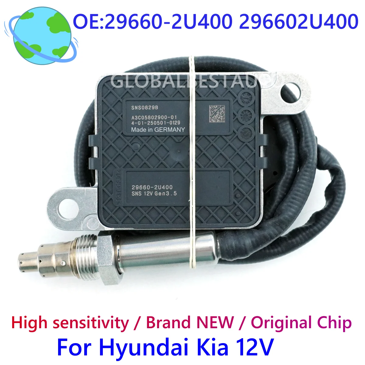 29660-2U400 SNS0829B 296602U400 Высококачественный новый датчик оксида азота NOx для Hyundai Kia Sportage