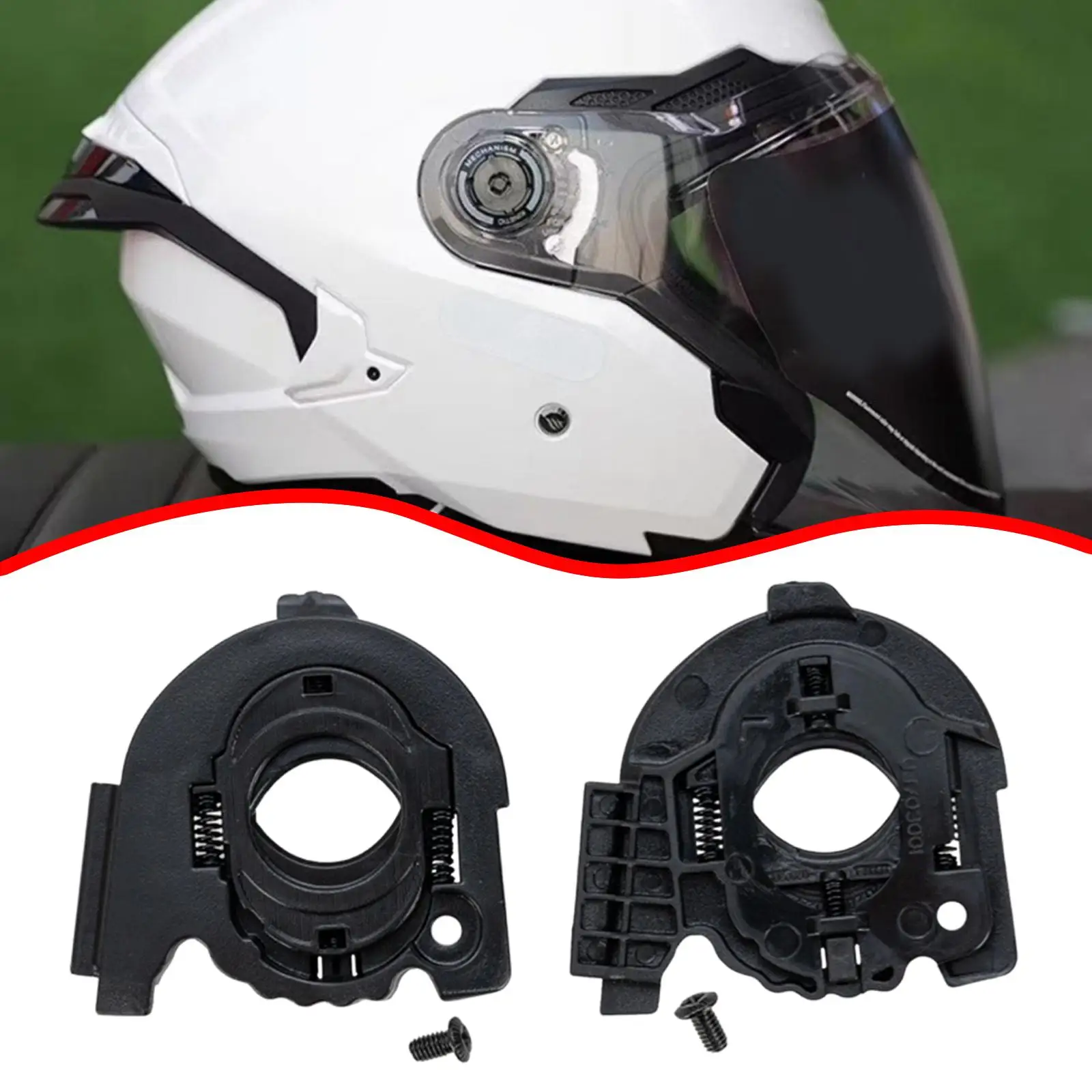 Professional Motorcycle Helmet Visors Shield Base Left And Right Set for MT