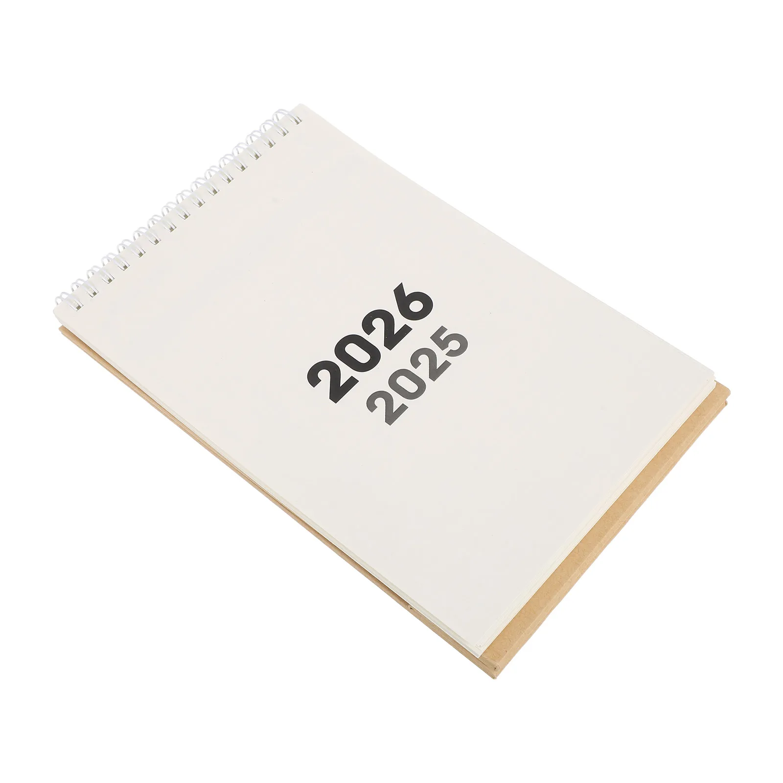 

1 Set 2025-2026 18 Months Desk Calendar Simple Vertical Flip Planner For Office Home Academic Schedule Organizer Thick Paper