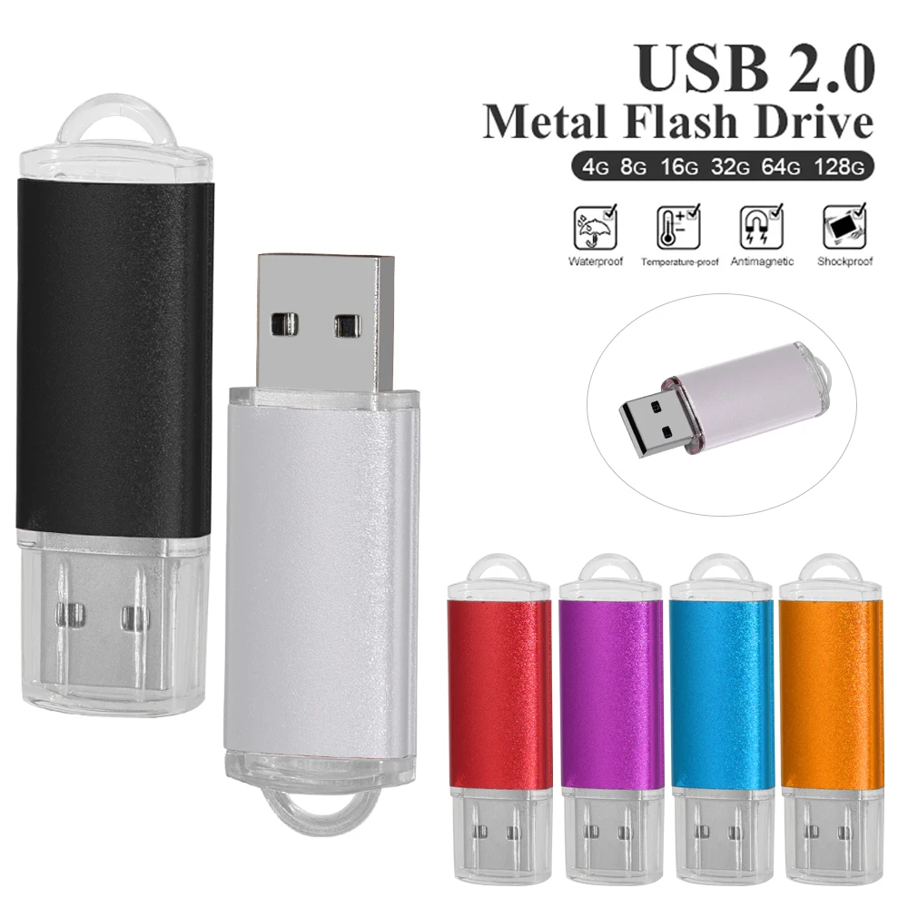 Gratis Logo 100 Stks/partij 2.0 Usb Flash Drive 4Gb 8Gb Pen Drive 128Mb 1Gb 2Gb Usb Sticks Pendrives 16Gb Geheugen Flash 32Gb 64Gb U Schijf