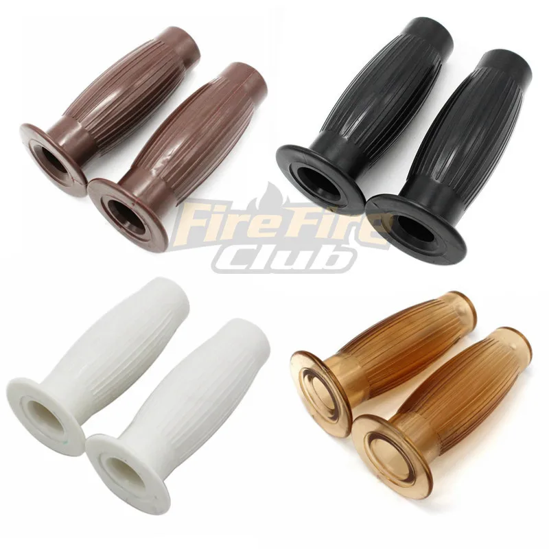 Motorcycle Bike Vintage Handlebar Coke Bottle Hand Grip 7/8\