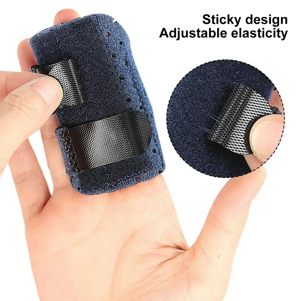 Finger Splint Breathable Finger Splint With Adjustable Strap Joint Pain Relief Finger Brace For Knuckle Immobilization Arthritis