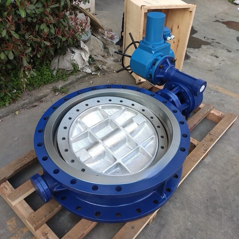 D943H-40P DN350 flashlight dual-purpose electric butterfly valve 485 communication protocol DZW30 with turbine bus type