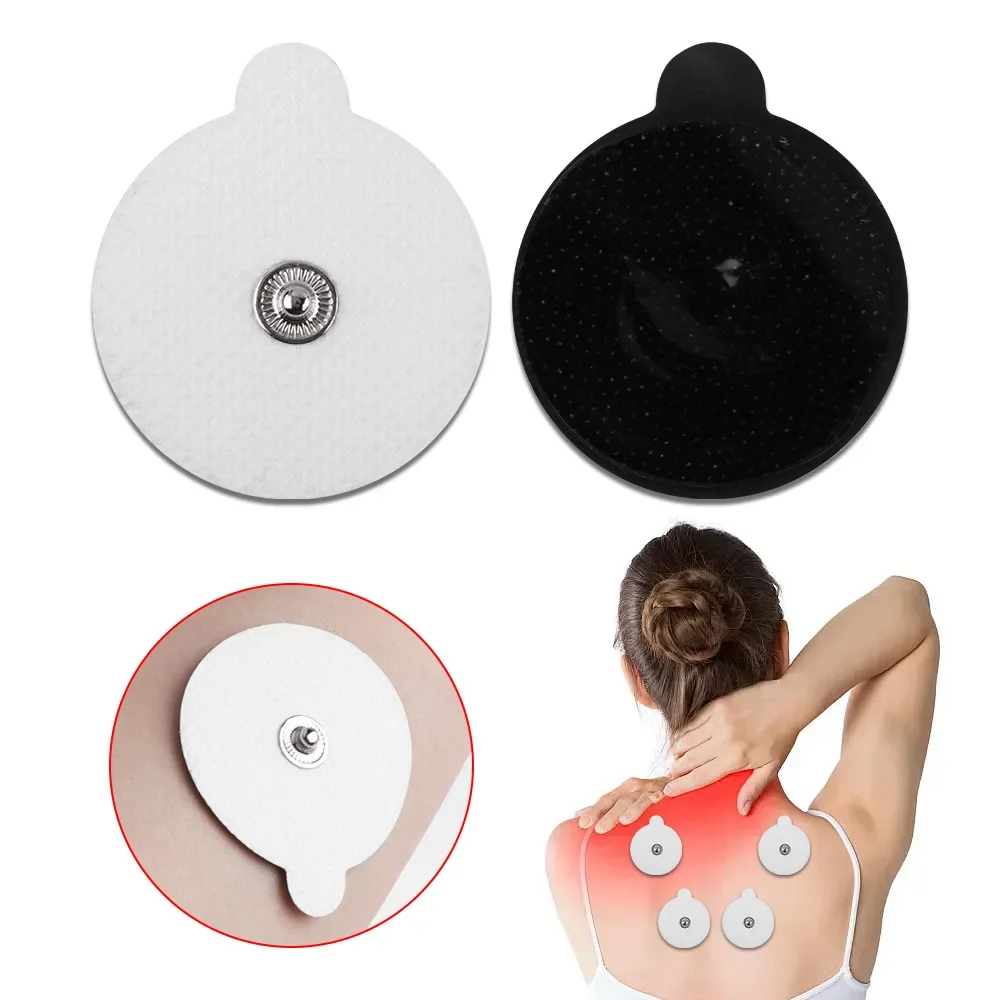 40/50/100 Uds almohadilla saludable electrodos almohadillas de masaje para dispositivo de acupuntura Digital Tens masajeador corporal máquina de masaje EMS