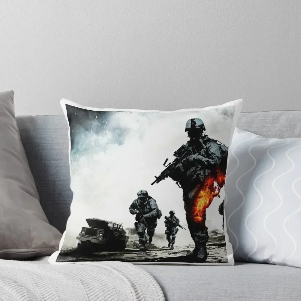 Battlefield 2042 Throw Pillow luxury throw pillow covers sleeping pillows Decorative pillowcase pillow