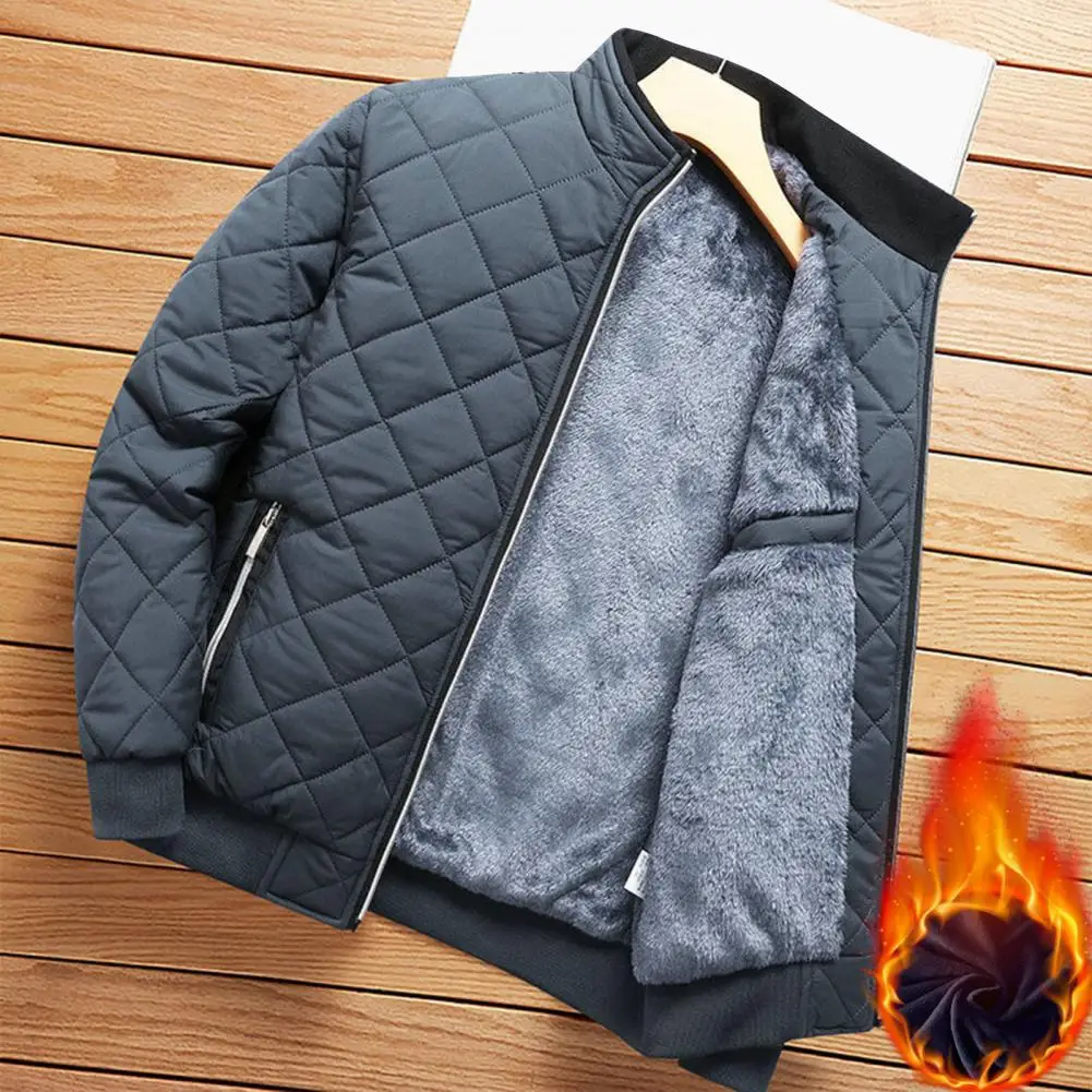 

Winter Jacket Men's Cotton Padded Jackets Thicken Warm Coats Lightweight Men Streetwear Jacket Outdoor Classic Coat Men