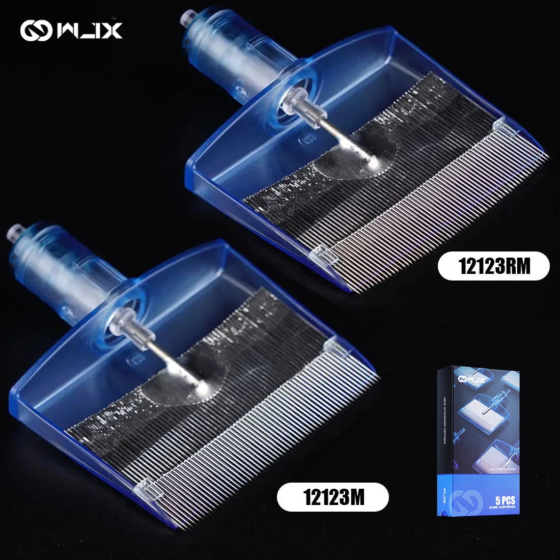 WJX Tattoo Cartridges Needles Super-large Magnum Curved Magnum Oversize 123/143M/RM For Professional Rotary Machine Pen 5pcs/box