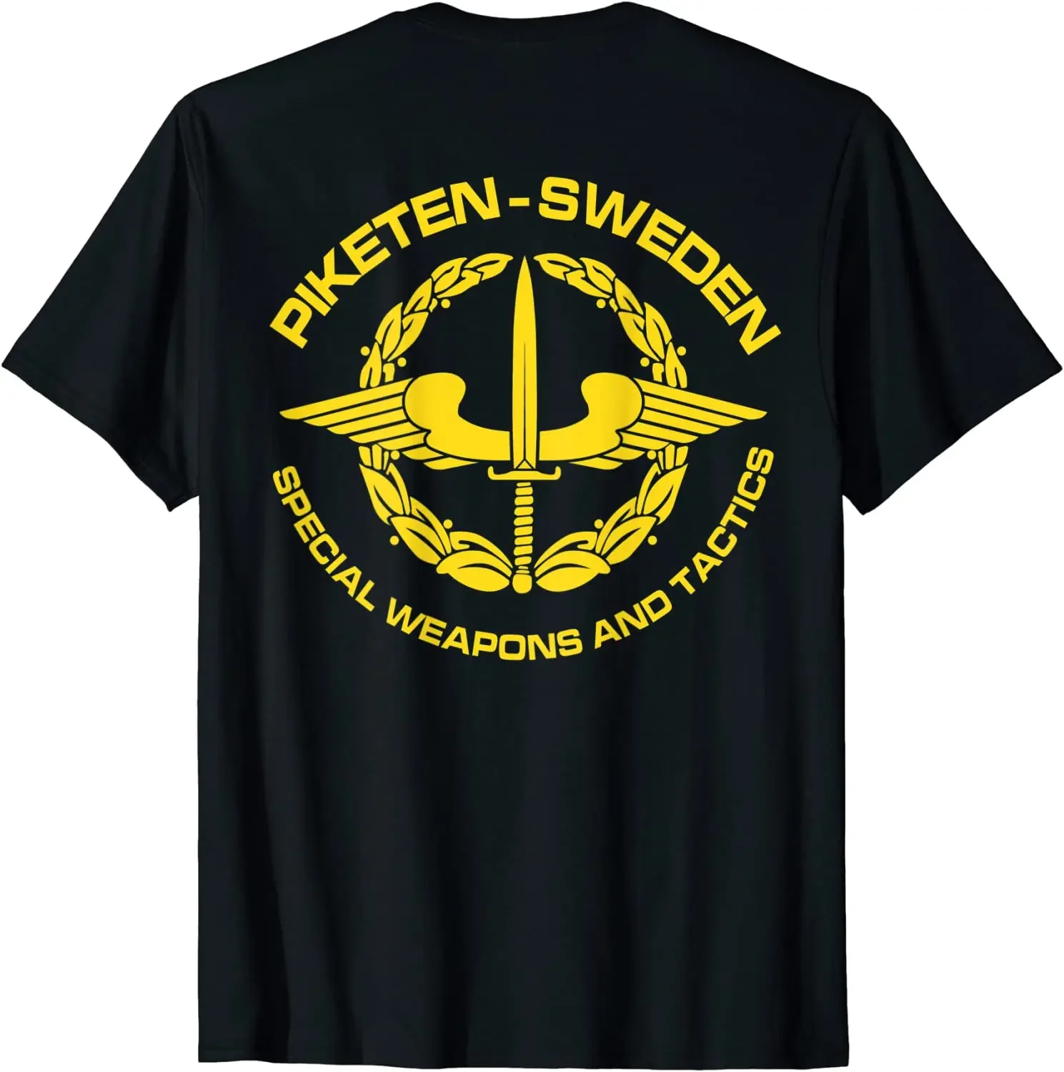 Summer Short Sleeve Casual 100% Cotton O-Neck Shirt  Sweden Piketen Swedish Special Forces  Swat T-shirt  streetwear  tops