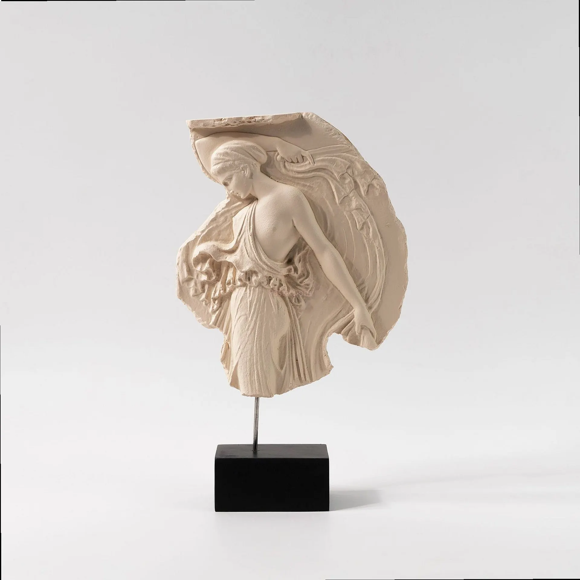 French Medieval Style Venus Bas Relief Art Statue Mythological Goddess Sculpture Home Decor
