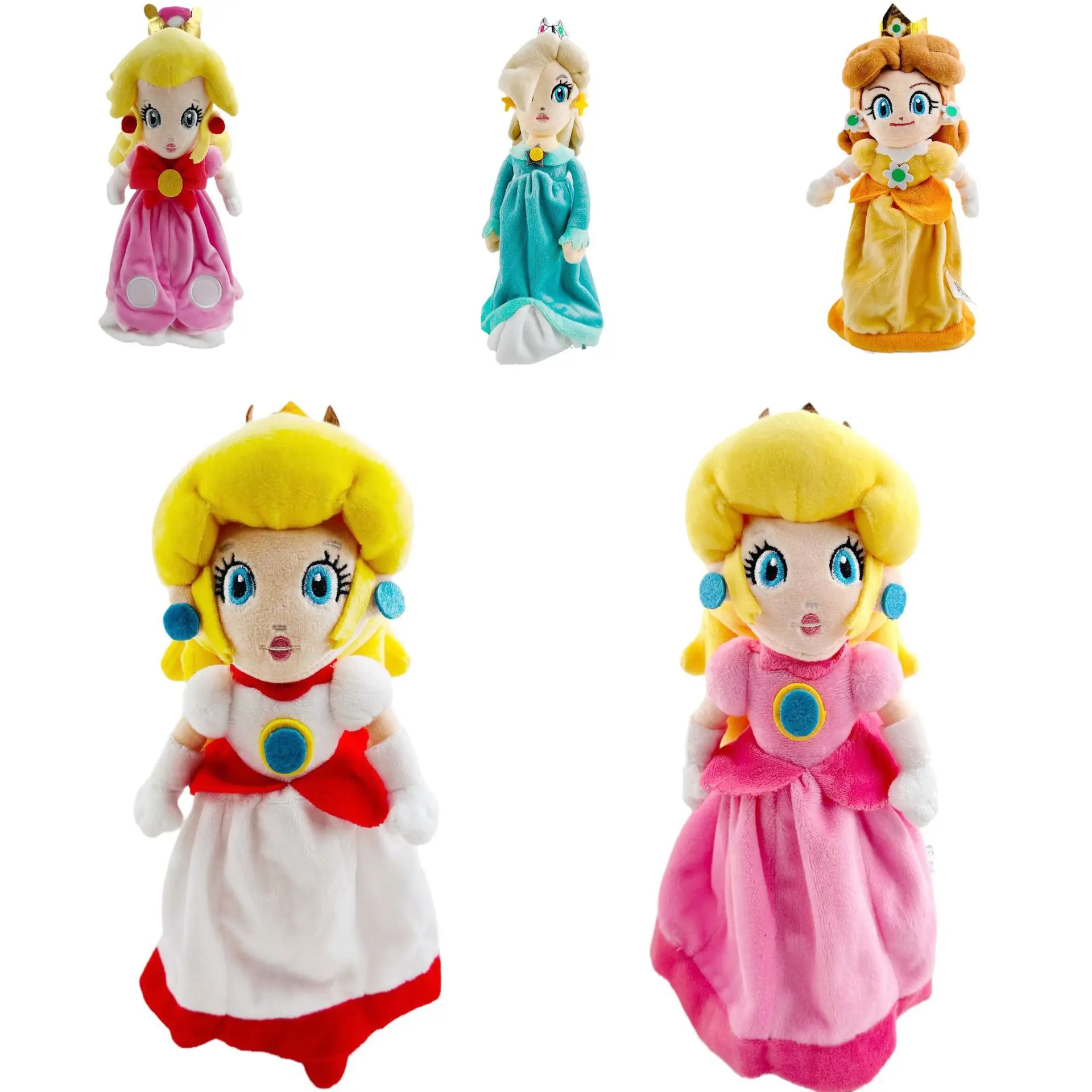 5 Styles Game Cartoon Daisy Peach Princess Plaything Rosalina Princess Cute Collectible Toys for Children Birthday Xmas Gift