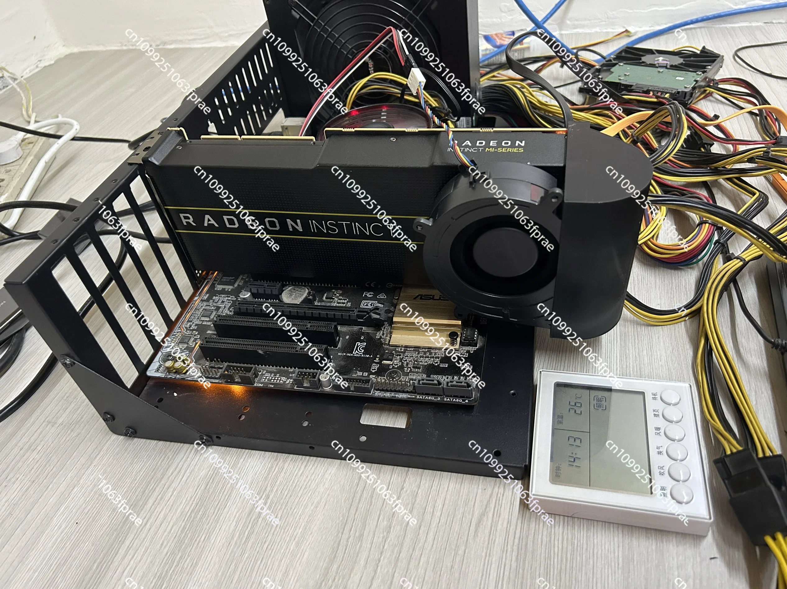 For X2 Graphics Card Active Cooling Fan Modification AMD MI25 MI50 MI60 MI100 MI210 S7150 - Image 4