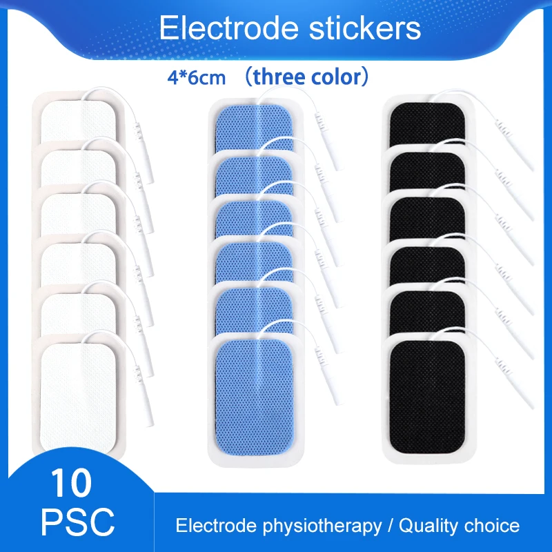 

Non-woven Silicone Gel Electrode Pads TENS EMS Electrode Pads Gel Patch Nerve Muscle Stimulator Massager Patch 2.0mm Plug