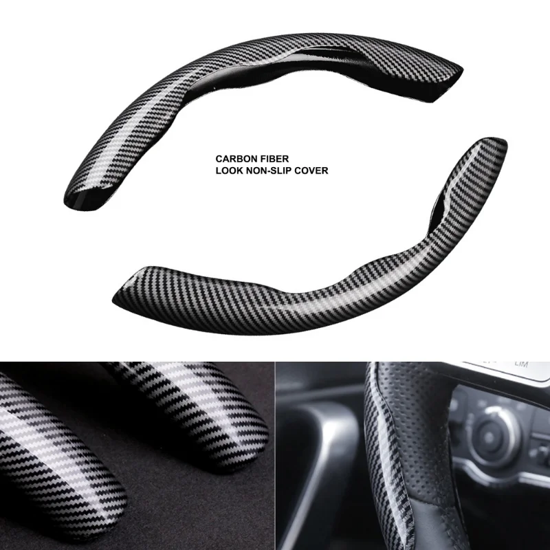 

Ultra-Thin Non-Slip Card 38cm Cover Summer Handle Cover Carbon Fiber Sportstype D Car Steering Wheel Cover