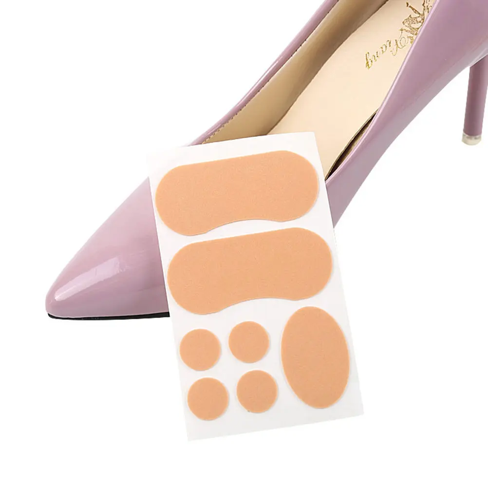 

Heel Grips Cushion Pads Self Adhesive Prevents Pressure Calluses Blisters Skin Friendly Light Thin Sweat Absorbent