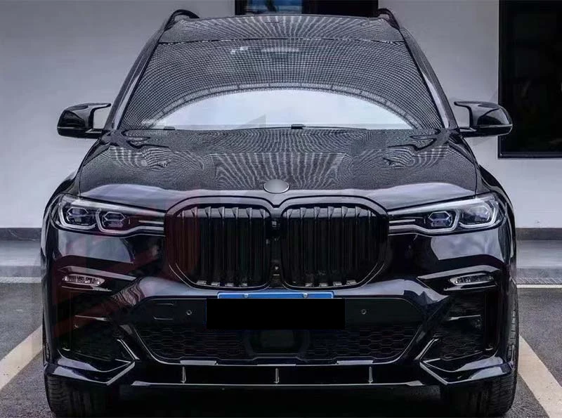 CLY G07 Black Body Kits for  X7 G07 Upgrade Black Knight Front Lip Diffuser Side Skirt Grille Exhaust Pipe wings 2019-2023