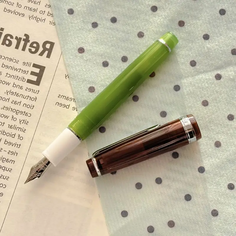 

BALAOYE Coffee Resin Highly Elastic and Flexible Pen Tip Fountain Pen Acrylic Flex 0.5/0.7/1.0/1.2 F/M/B Calligraphy Jinhao Pens
