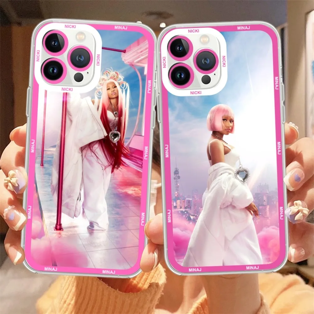 Custodia per telefono Nicki Minaj Rapper Pink Friday 2 per iPhone 15 13 14 12 11 Pro Max X XR XS Max