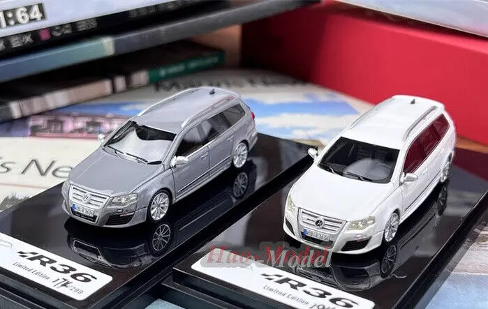 JEC-Modèle de voiture Volkswagen Passat R36 Wagon, alliage moulé sous pression, jouets de simulation, cadeaux d'anniversaire pour garçons, ornements d'affichage de passe-temps, 1:64