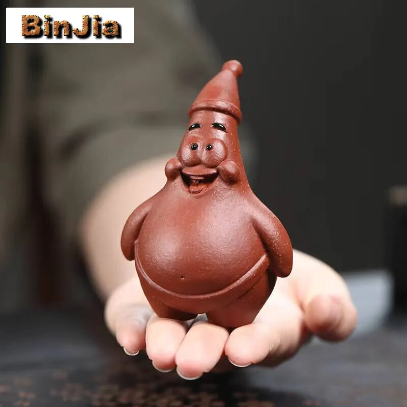 

Бутик Исин Фиолетовая Глина Чай Домашнее животное Мультфильм Аниме Животные Скульптура Украшения Китайский Домашний Набор Украшения Аксессуары Ремесло