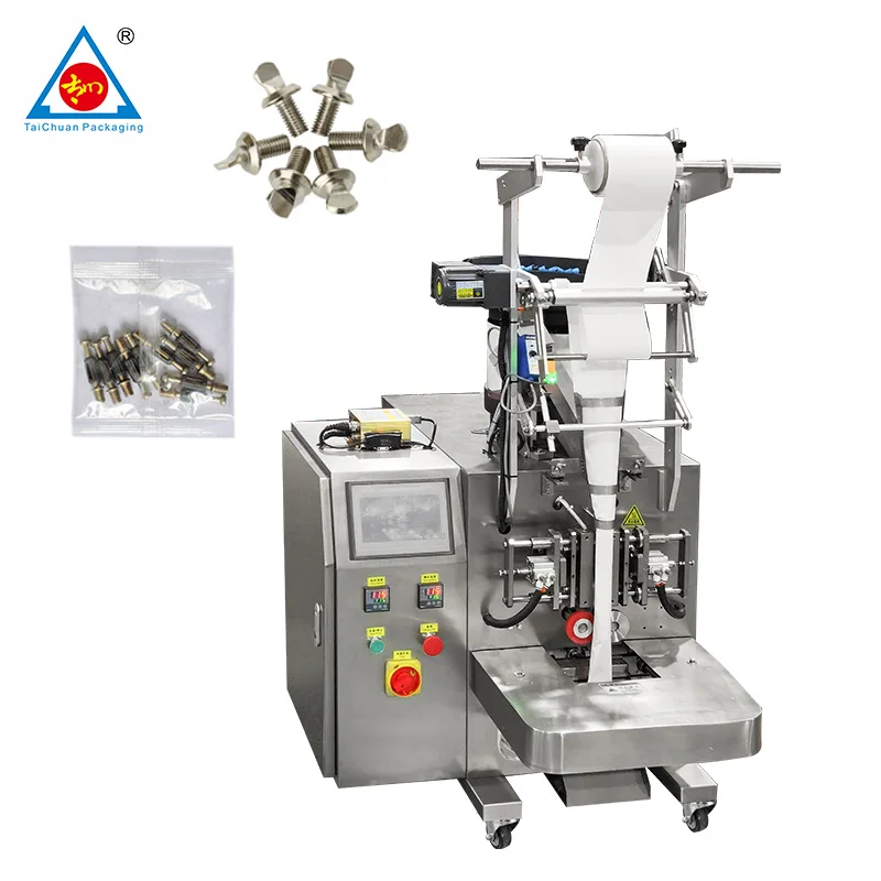 Automatic Hardware Bolt Nail Screw Counting Bag Packing Machine Eyelets Metal Spare Parts Packing Machine