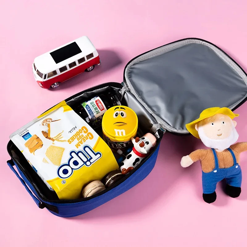 Kinder Cartoon Mittagessen Tasche Tragbare Isolierte Thermische Lunch Box Picknick Tote Lebensmittel Frische Kühltasche Mädchen Junge Konservierung Handtasche – Detail 2