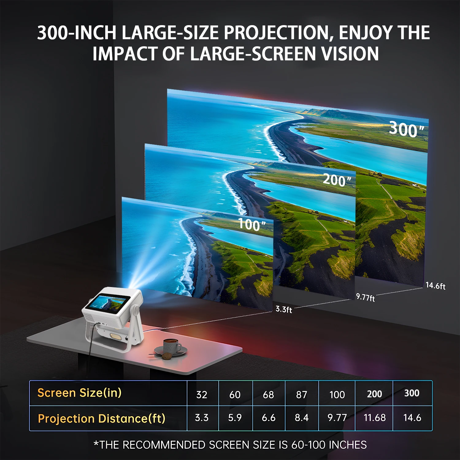 7-Zoll Touchscreen-Projektor 4 – Home Cinema Kids Bewertung und Preis