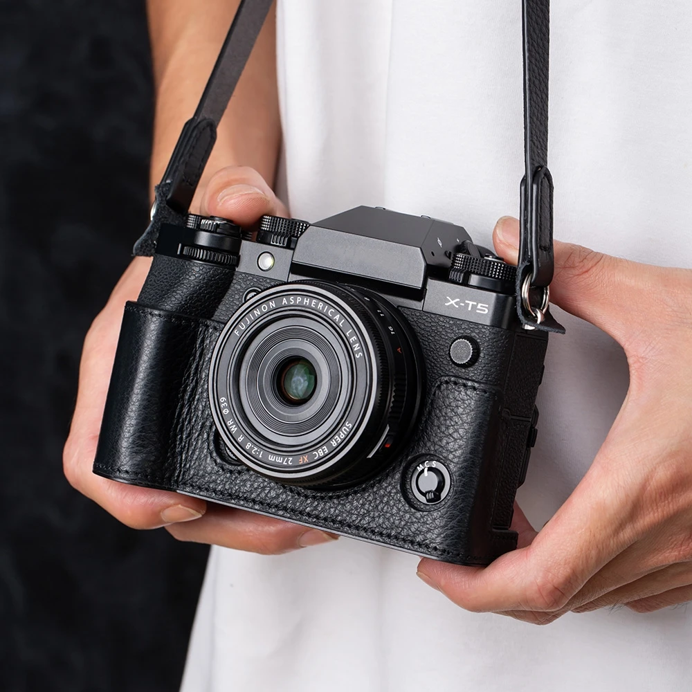 

Ретро-чехол из натуральной кожи ручной работы для Fujifilm XT5, X100VI, XM5, XT30, XT30II, XT30III, XE5, XS20, XT50