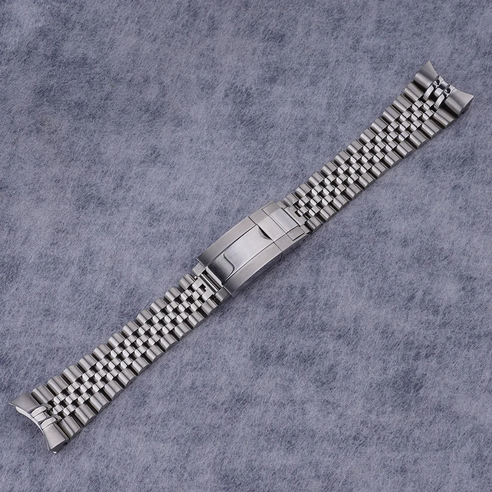 22mm Watch band For Casio MDV-106 MDV-106A MDV-106B MDV106G MDV107 316 Stainless Steel Jubilee Strap Solid End Bracelet