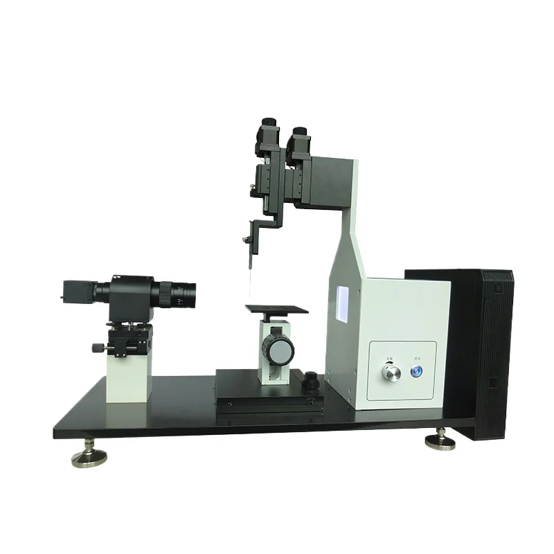 Automatic research type contact angle tester, static overall tilt type optical surface contact angle tester