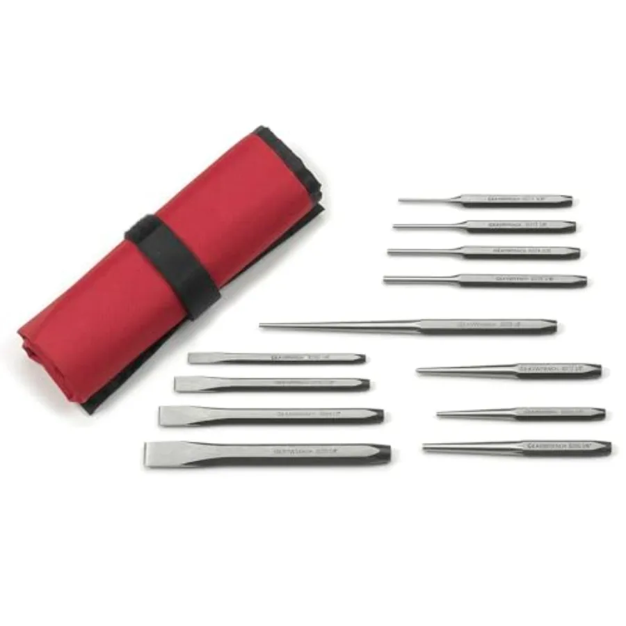 

12 Pcs Punch and Chisel Chrome Set 82305