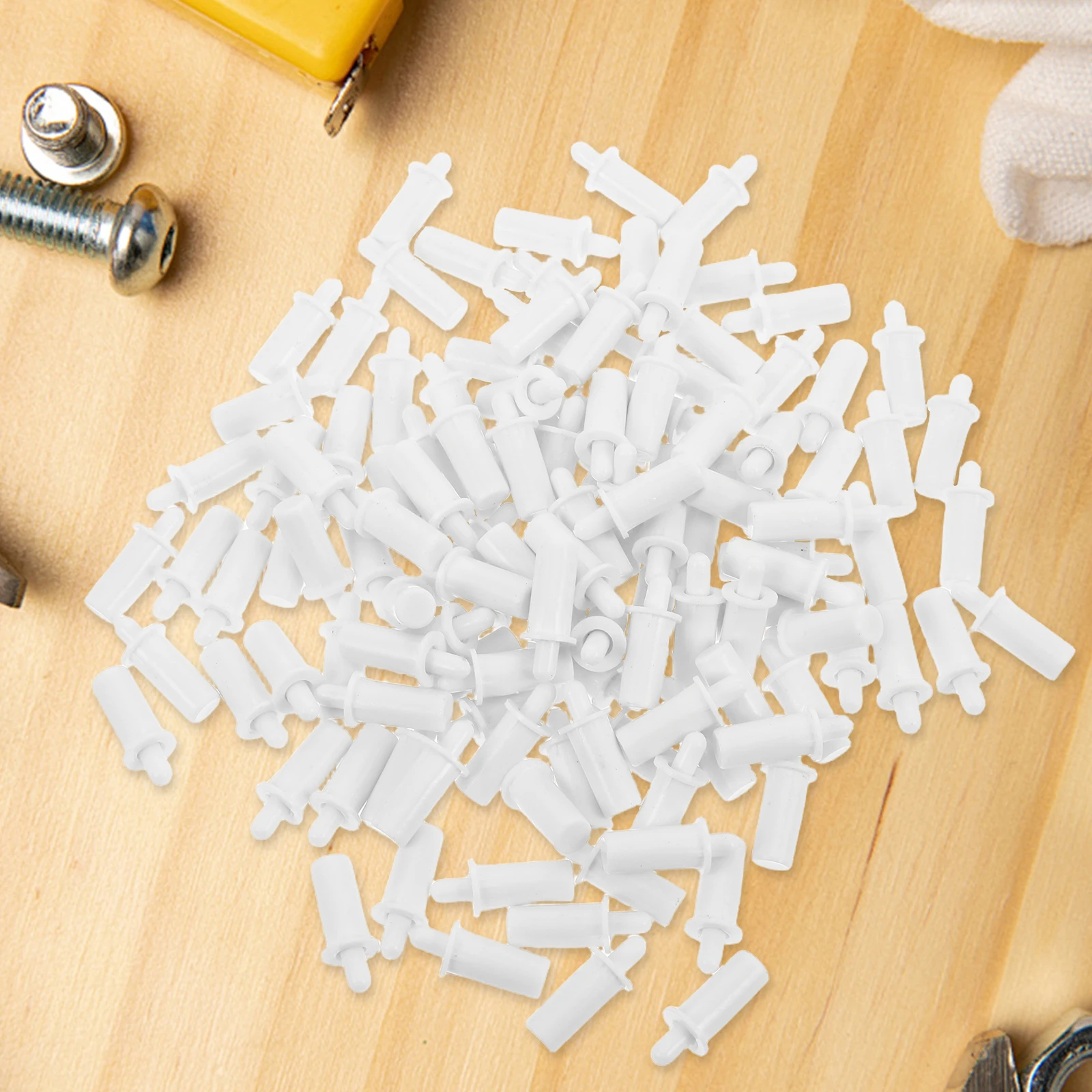 

120pcs Spring Loaded Blind Slat Fasteners For Wooden Shutters Easy Installation Repair Worn Louver Replace Movable Shutter