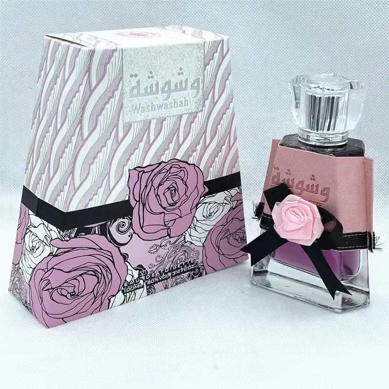 Arab Perfumes Woman Arabic Long Lasting Rose Fragrance Body Spray EDT EDP Washwashah Original Parfum Pheromone For Women