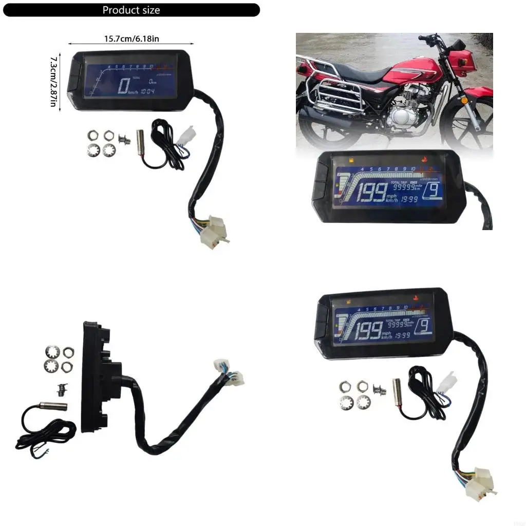 high resolution  Motorcycle LCD Gauges Waterproof for Enhanced ridings  Experien New