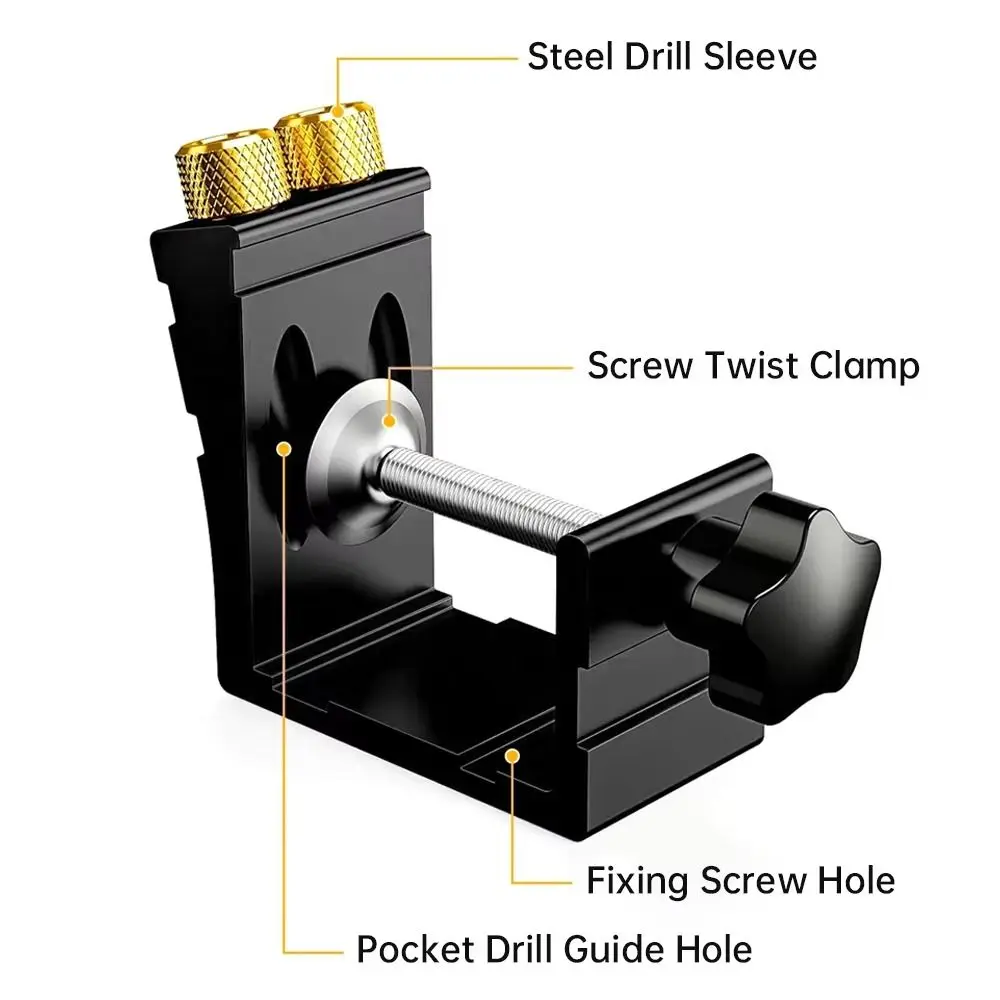 15 Degrees Oblique Hole Locator Drill Guide Oblique Drill Angle Inclined Hole Digging Hole Opener Iron Hole Cutter