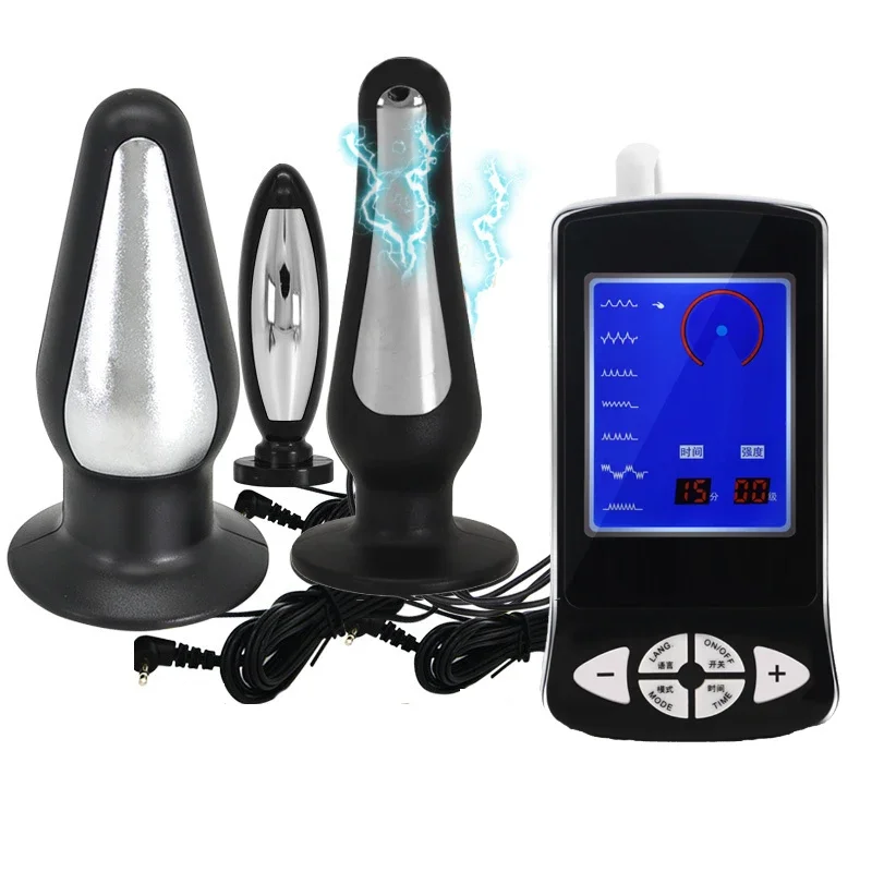 المكونات الشرج بعقب تدليك البروستاتا البظر محفز زوجين الكبار الجنس لعب صدمة كهربائية نبض النشوة الجنسية الاستمناء الشرج هزاز #1