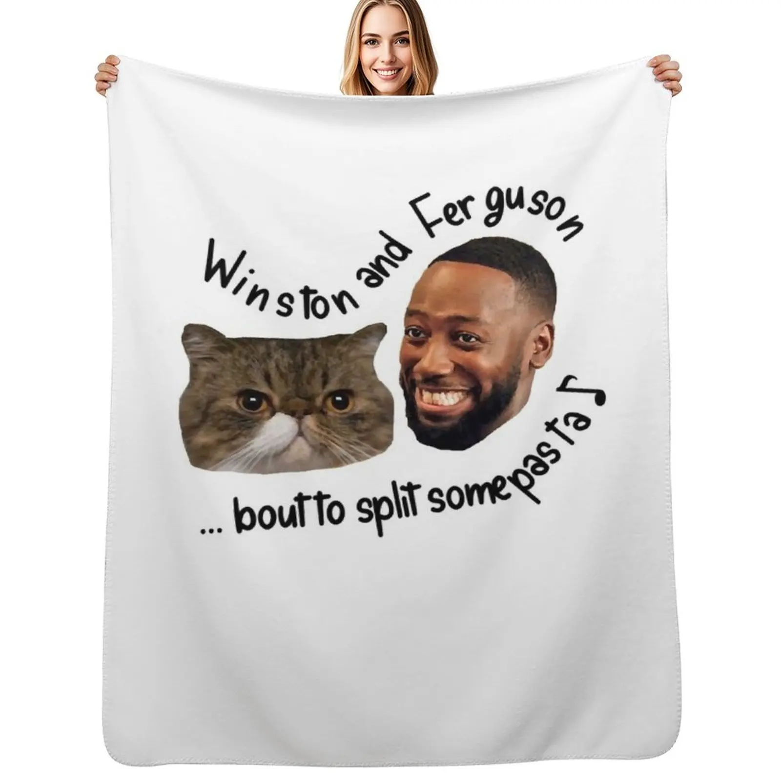 

Music Retro New Girl Winston And Ferguson Gifts Music Fans Throw Blanket Luxurious Soft Fuzzy Blanket for Sofa Bed