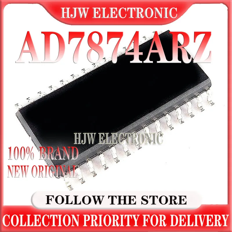 

1PCS New original AD7874ARZ package SOP-28 audio digital-to-analog converter chip