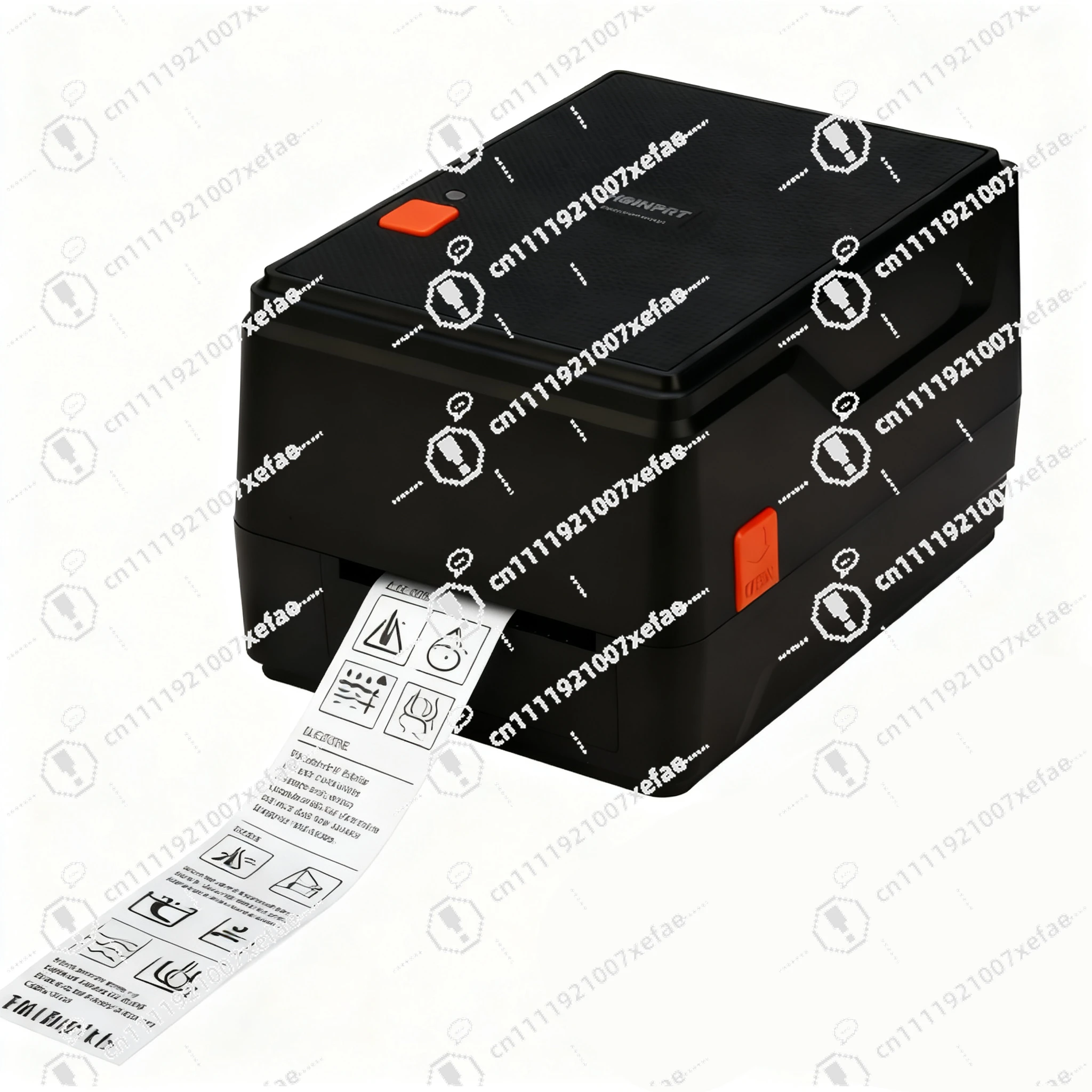 Ribbon printer Fabric label making machine Thermal transfer for garment belt wash care label