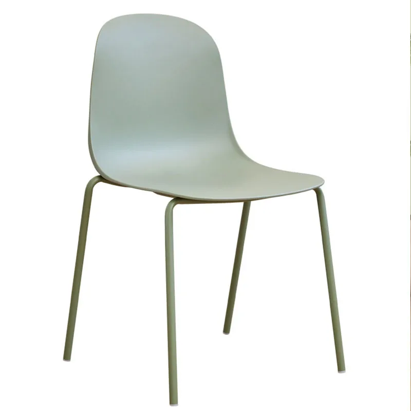 

Modern simple thickened plastic chair Internet celebrity leisure chair B & B backrest stool