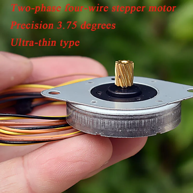 Two-phase Four-wire Stepper Motor Precision 3.75 Degrees Ultra-thin Type Stepper Motor Use for Precision Instruments