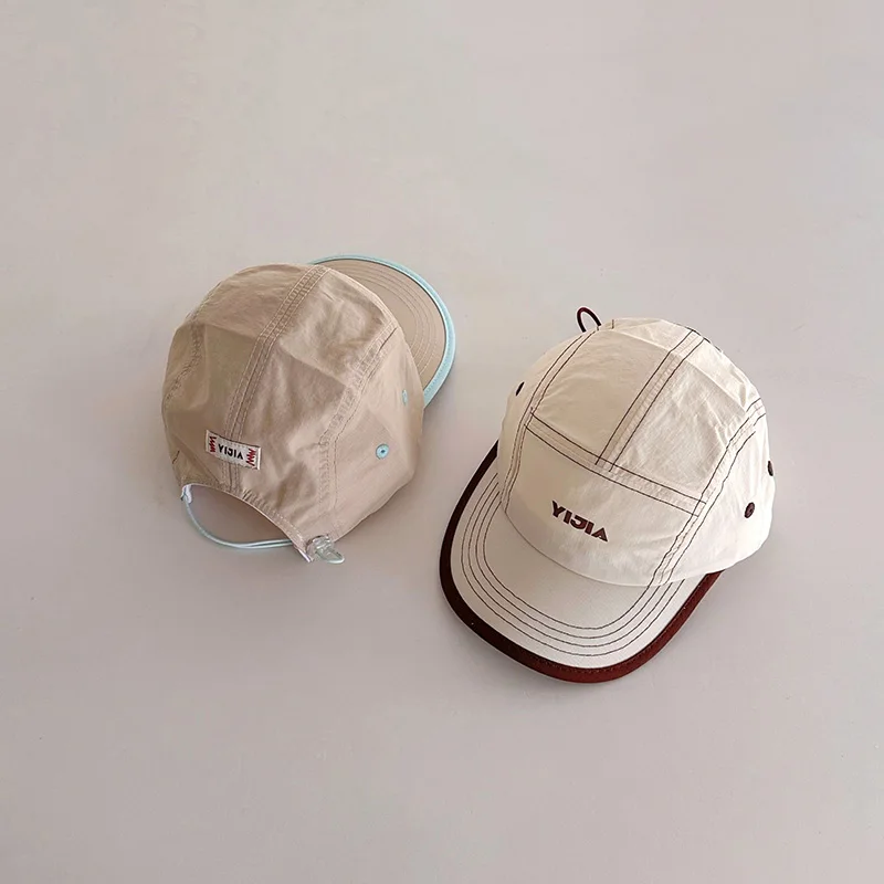 Quick Drying Children Baseball Cap Outdoor Sport Duckbill Caps 1-5Year Boys Girls Sunscreen Visors Thin Breathable Kids Sun Hat